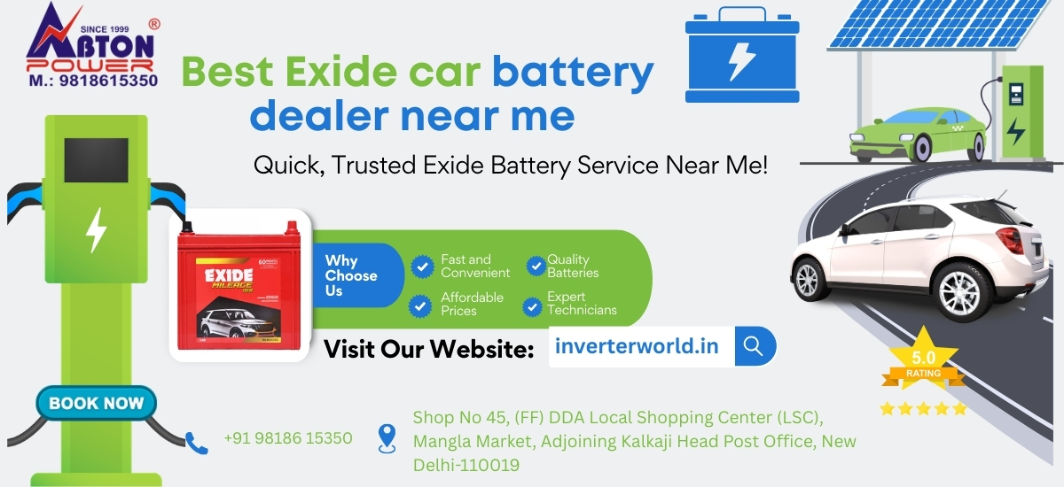 Best Car Battery Dealers Near Me in Delhi